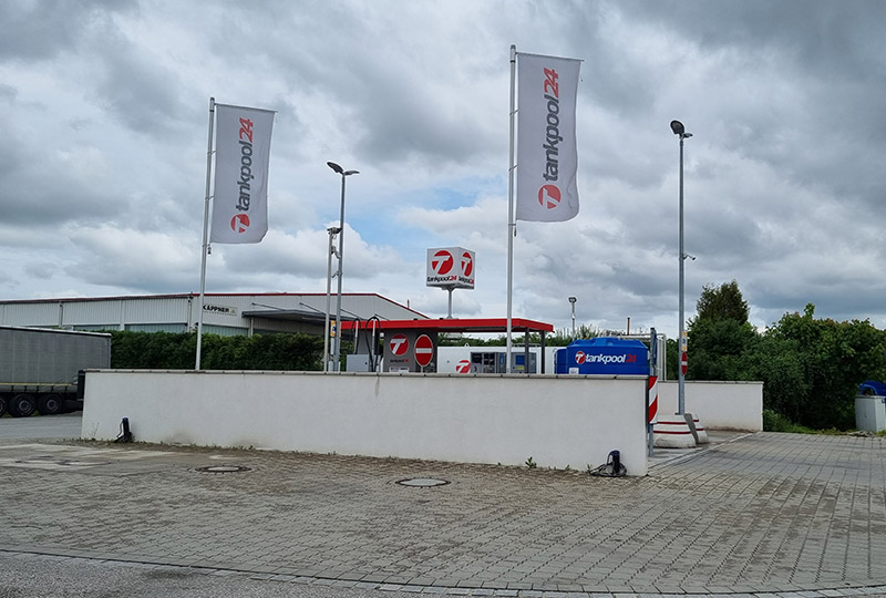 Belletz Ampfing - Tankstelle für LKW rund um die Uhr geöffnet